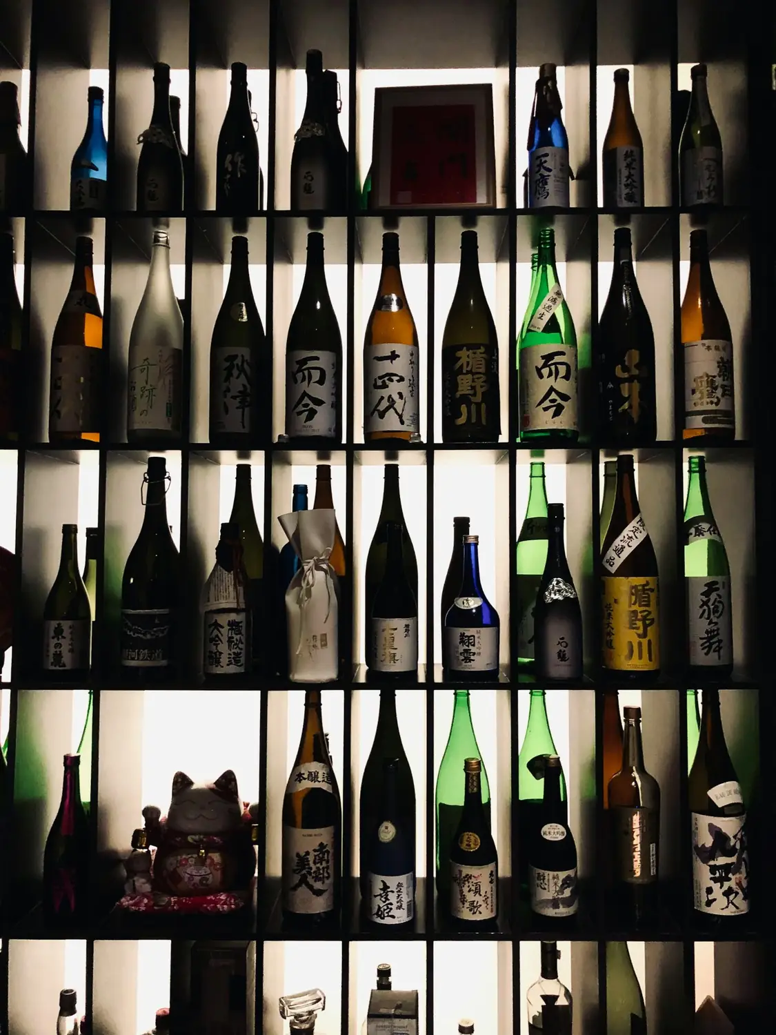 Japanese sake bottle collection - unsplash Japanese sake bottle collection - unsplash