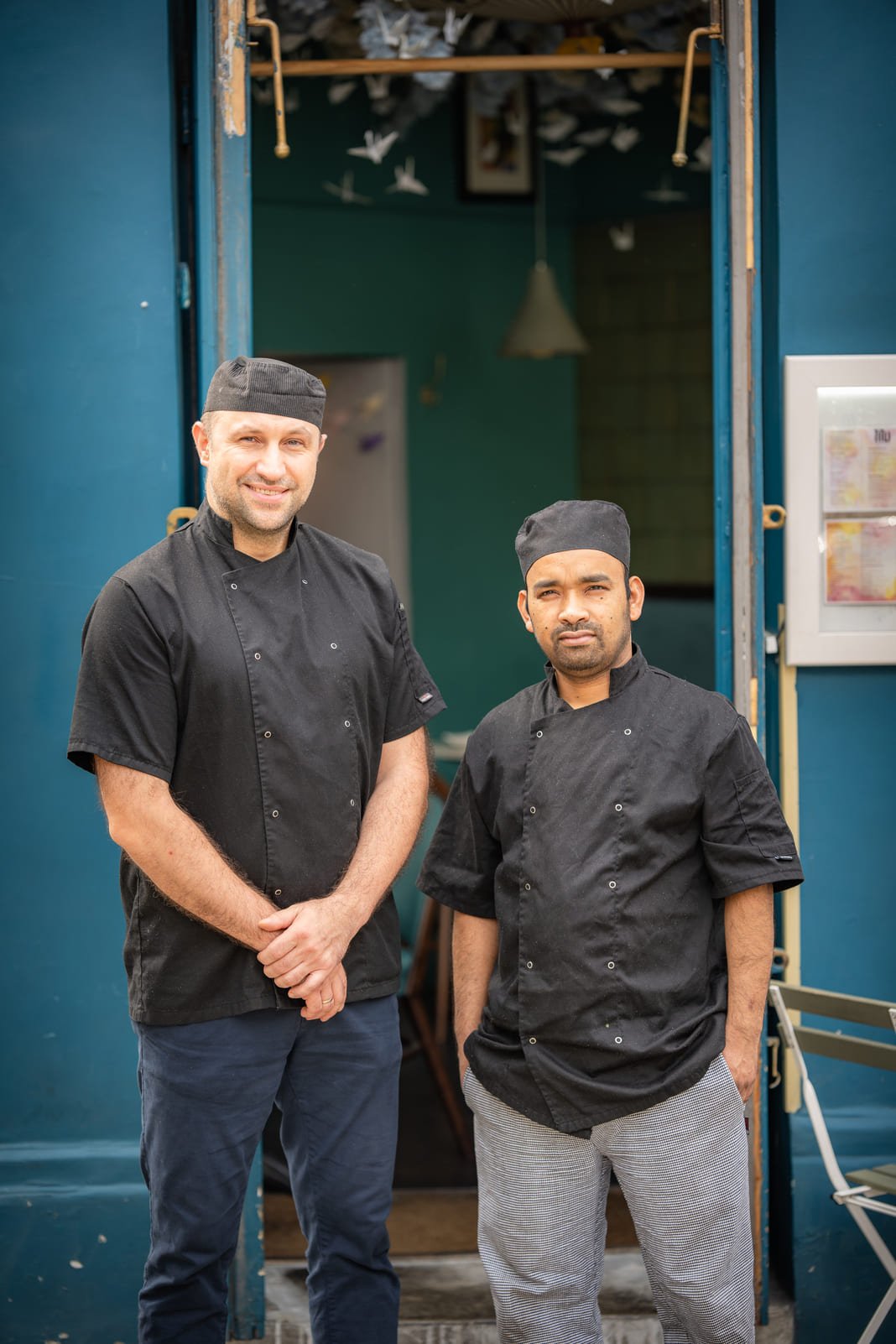 The team outside TITU on Shepherd Street, Mayfair