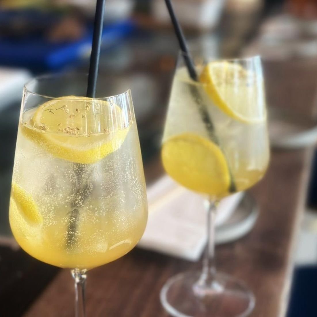 Alcohol free lemon refresher served at TITU in Mayfair